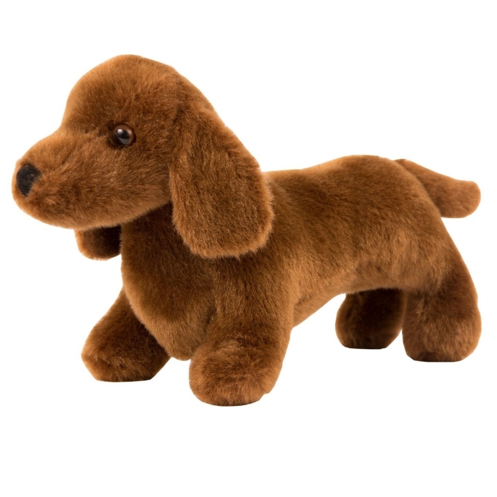 Douglas Cuddle Toys Dachshund Brown Puppy Dog Plush